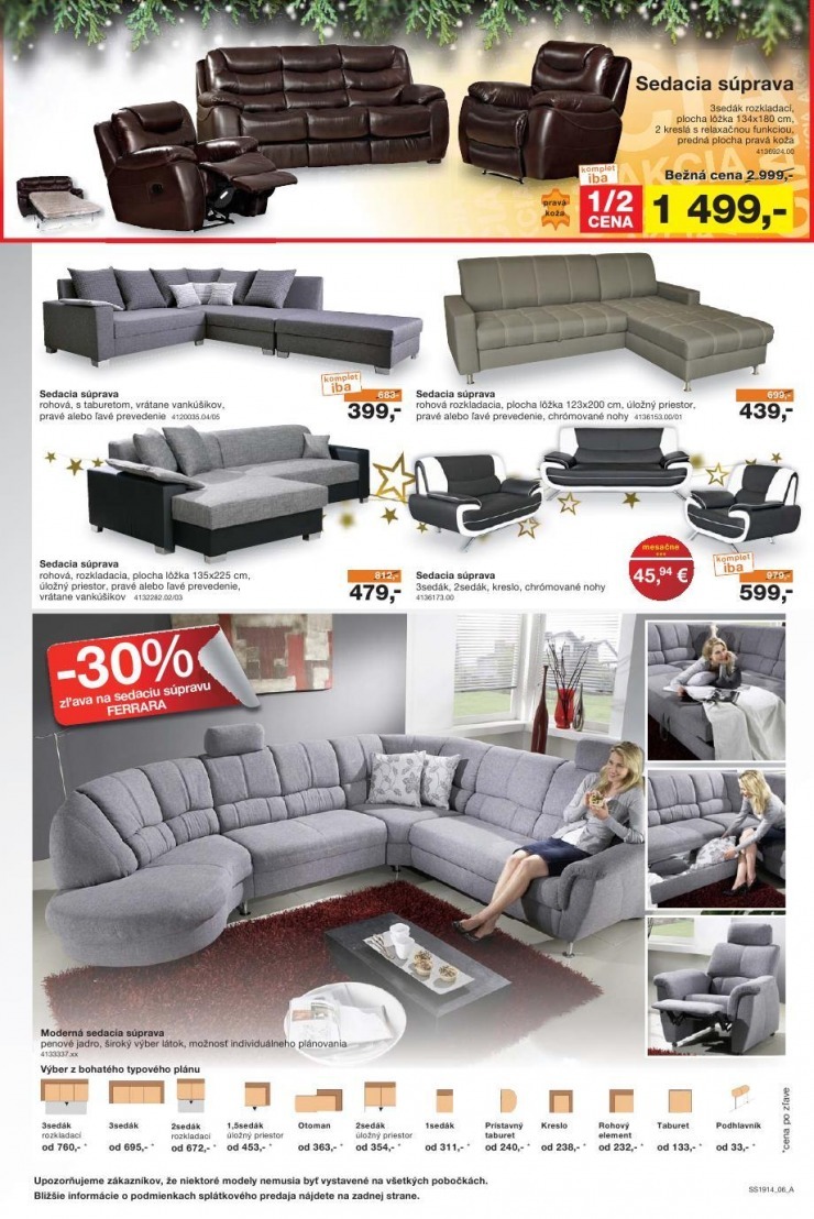 leták akciový leták Sconto nábytok strana 6 leták akciový leták Sconto nábytok strana 6
