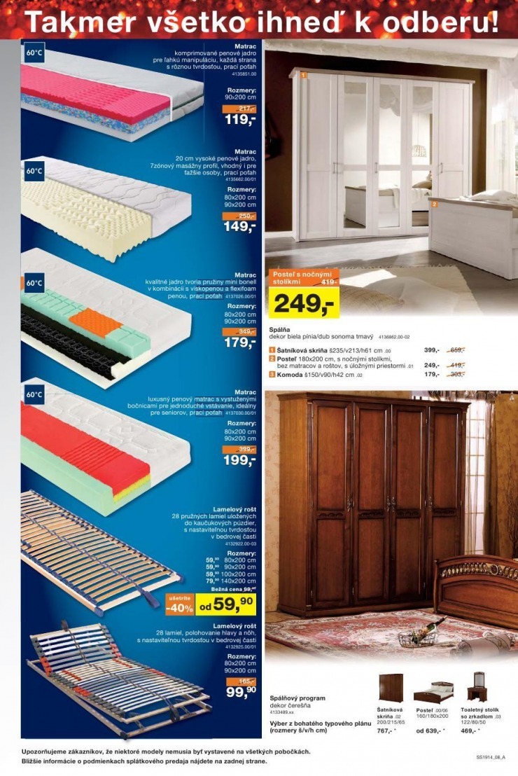 leták akciový leták Sconto nábytok strana 8 leták akciový leták Sconto nábytok strana 8
