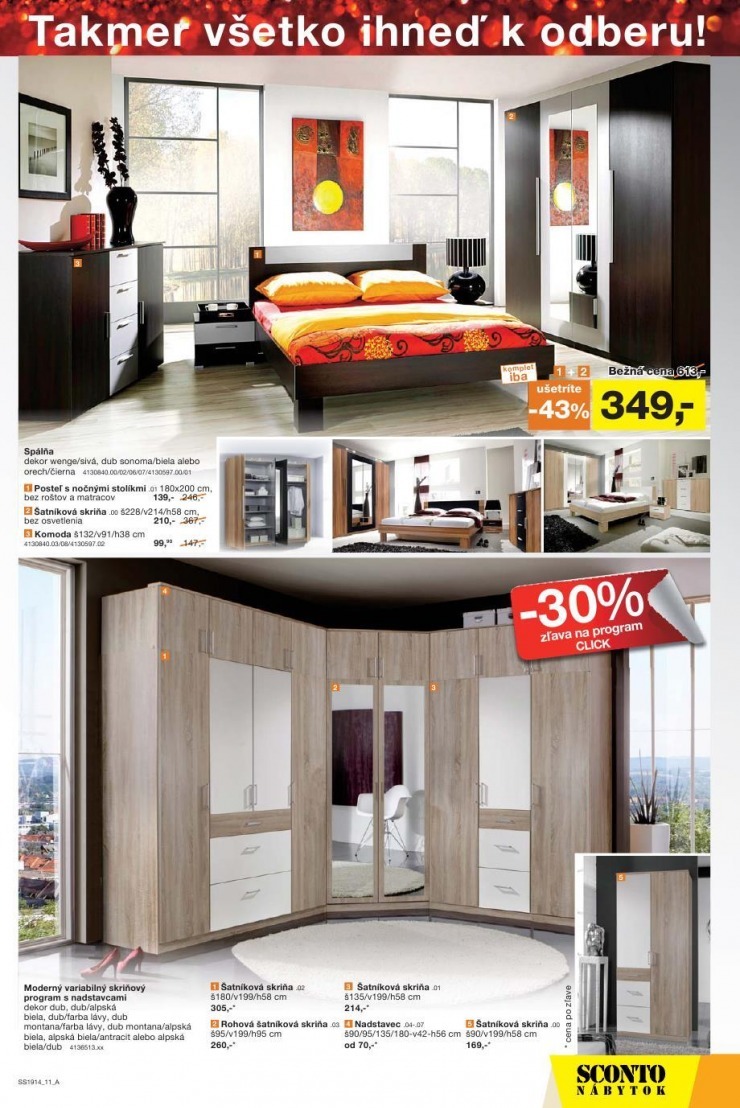 leták akciový leták Sconto nábytok strana 11 leták akciový leták Sconto nábytok strana 11