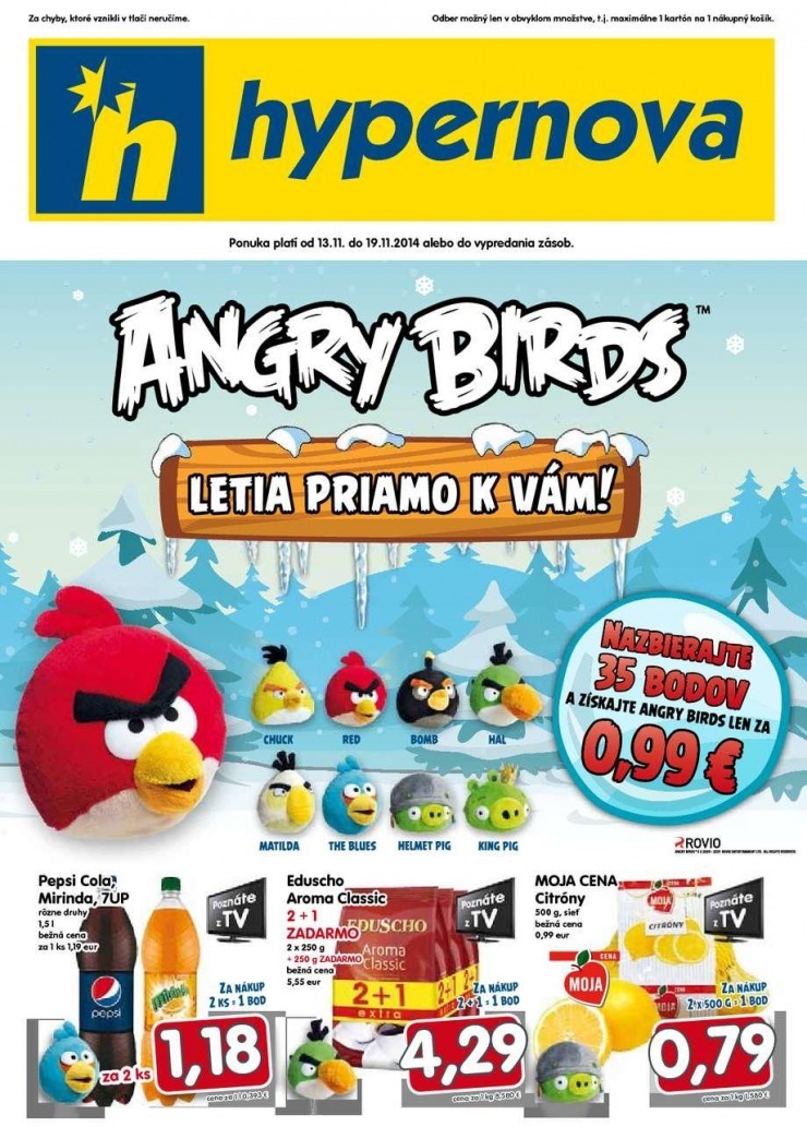 leták extra leták Hypernova - Angry Birds strana 1 leták extra leták Hypernova - Angry Birds strana 1