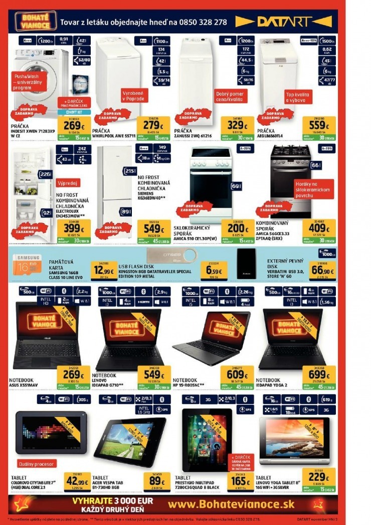 leták Datart leták - bohaté Vianoce strana 3 leták Datart leták - bohaté Vianoce strana 3