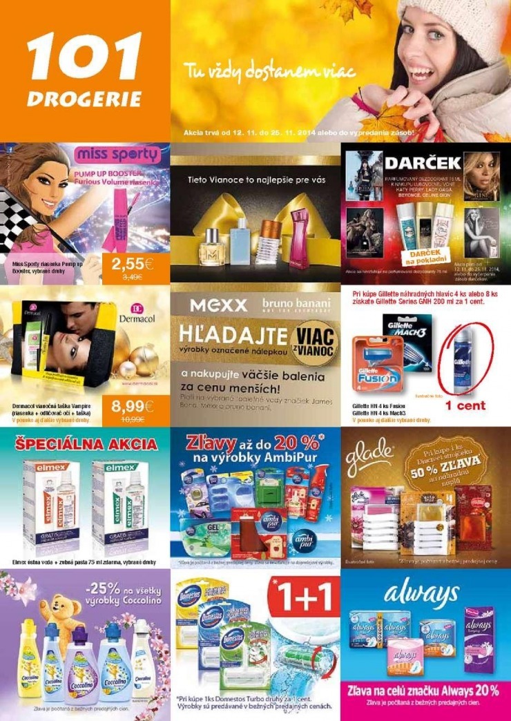 leták mimoriadný leták 101 Drogerie strana 1 leták mimoriadný leták 101 Drogerie strana 1