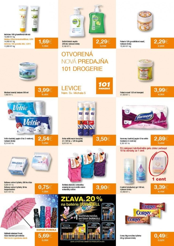 leták mimoriadný leták 101 Drogerie strana 6 leták mimoriadný leták 101 Drogerie strana 6