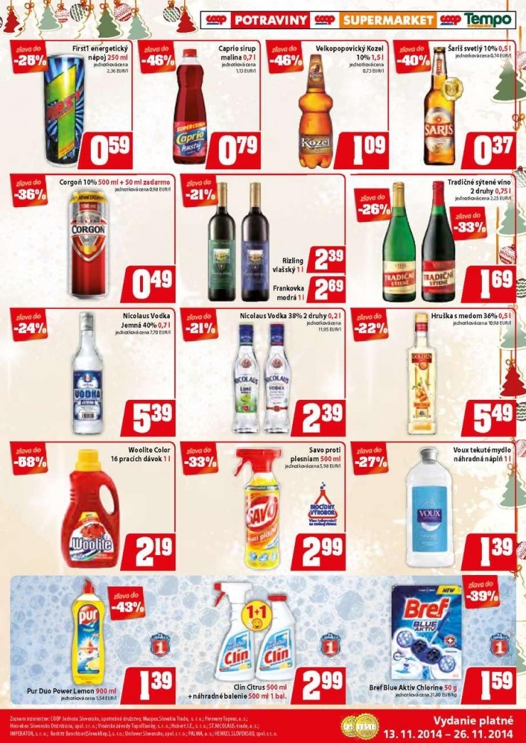 leták COOP akciový leták strana 9 leták COOP akciový leták strana 9