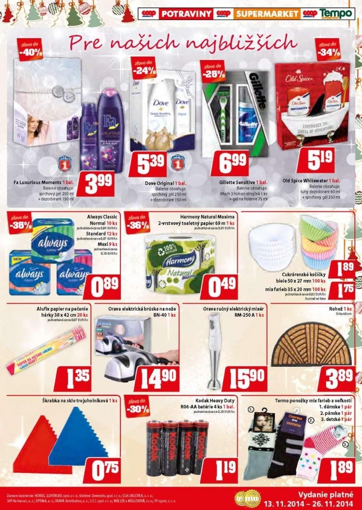 leták COOP akciový leták strana 11 leták COOP akciový leták strana 11