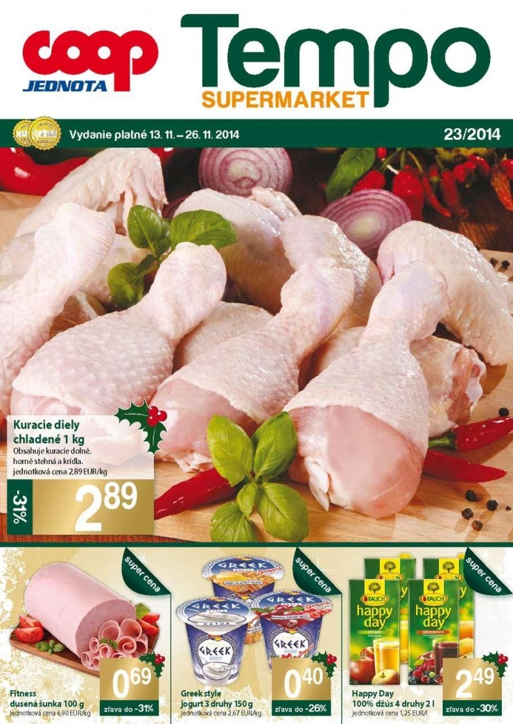 leták COOP leták Tempo strana 1 leták COOP leták Tempo strana 1