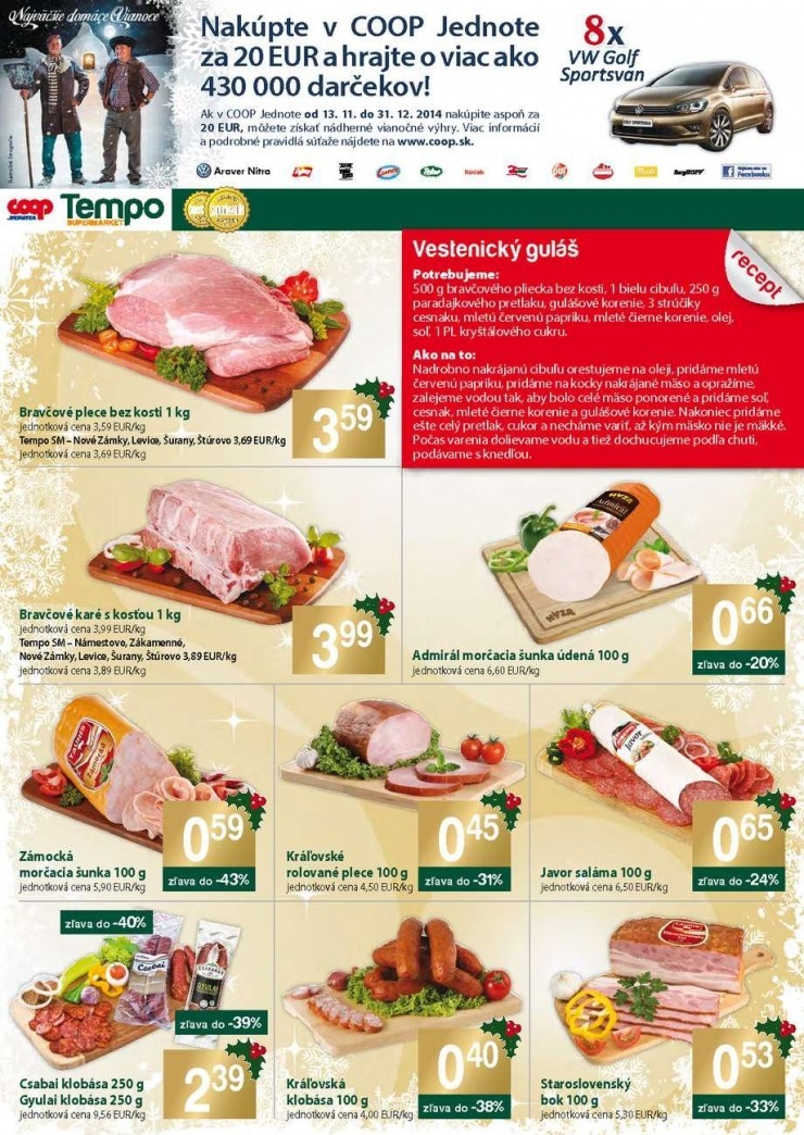 leták COOP leták Tempo strana 2 leták COOP leták Tempo strana 2