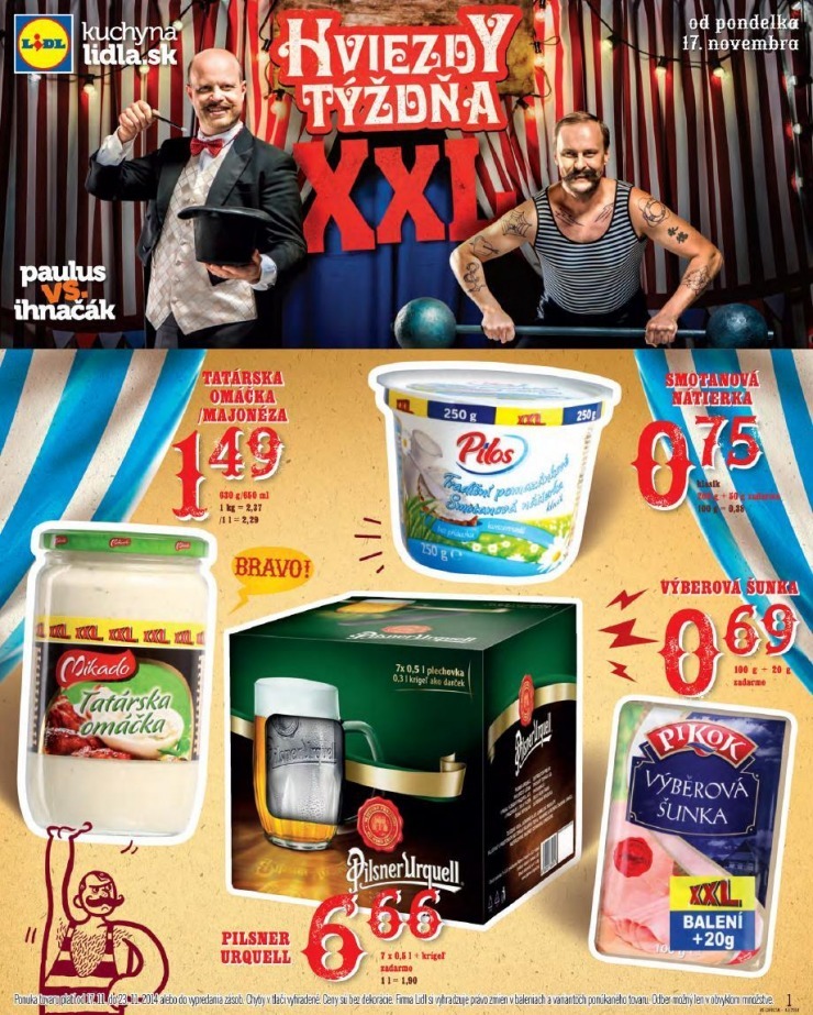 leták Lidl leták - hviezdy týždňa XXL strana 1 leták Lidl leták - hviezdy týždňa XXL strana 1