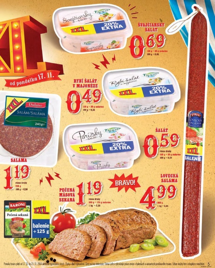 leták Lidl leták - hviezdy týždňa XXL strana 5 leták Lidl leták - hviezdy týždňa XXL strana 5