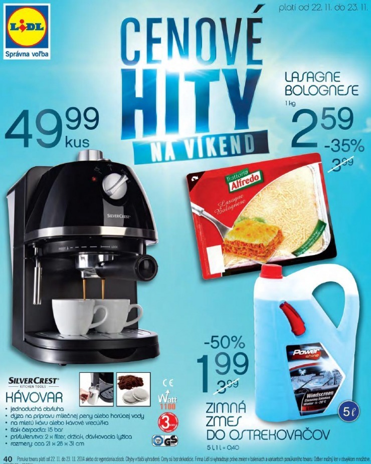 leták Lidl leták - hviezdy týždňa XXL strana 40 leták Lidl leták - hviezdy týždňa XXL strana 40
