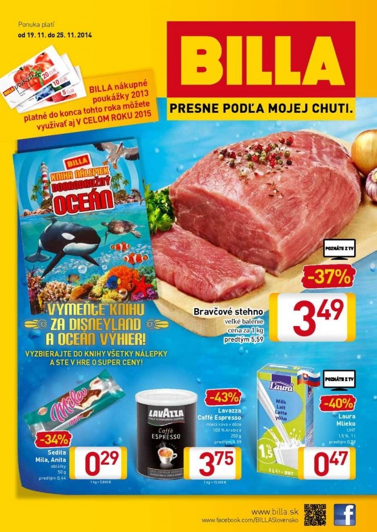 leták Billa akciový leták strana 1 leták Billa akciový leták strana 1