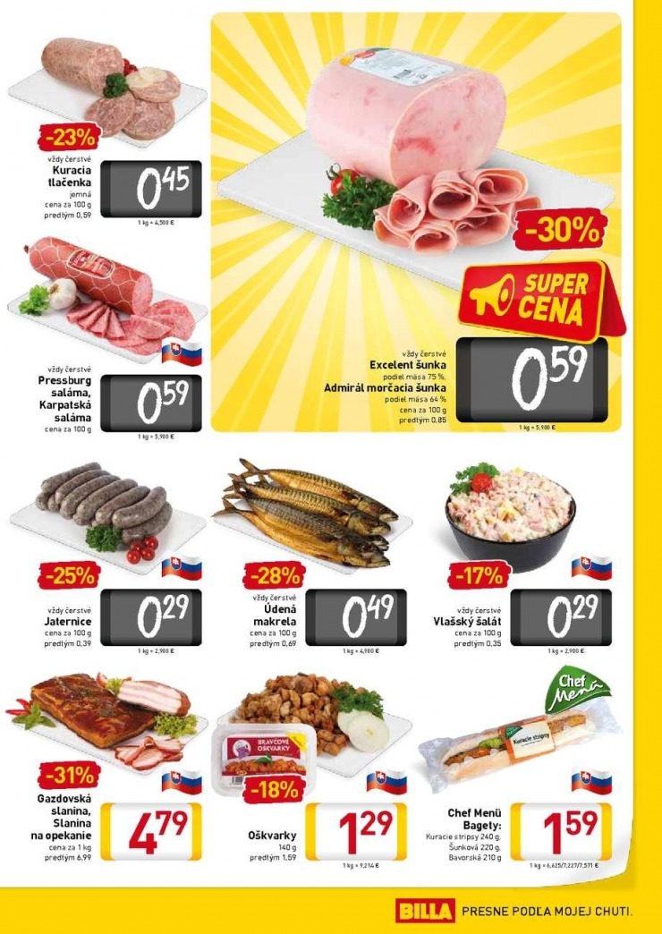 leták Billa akciový leták strana 3 leták Billa akciový leták strana 3
