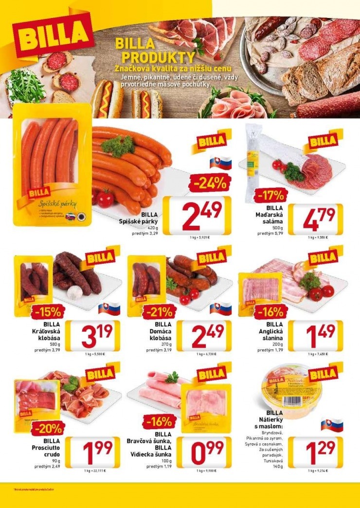 leták Billa akciový leták strana 6 leták Billa akciový leták strana 6