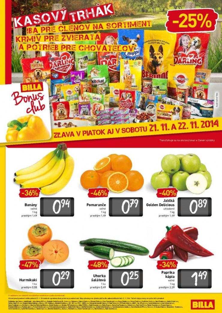 leták Billa akciový leták strana 14 leták Billa akciový leták strana 14