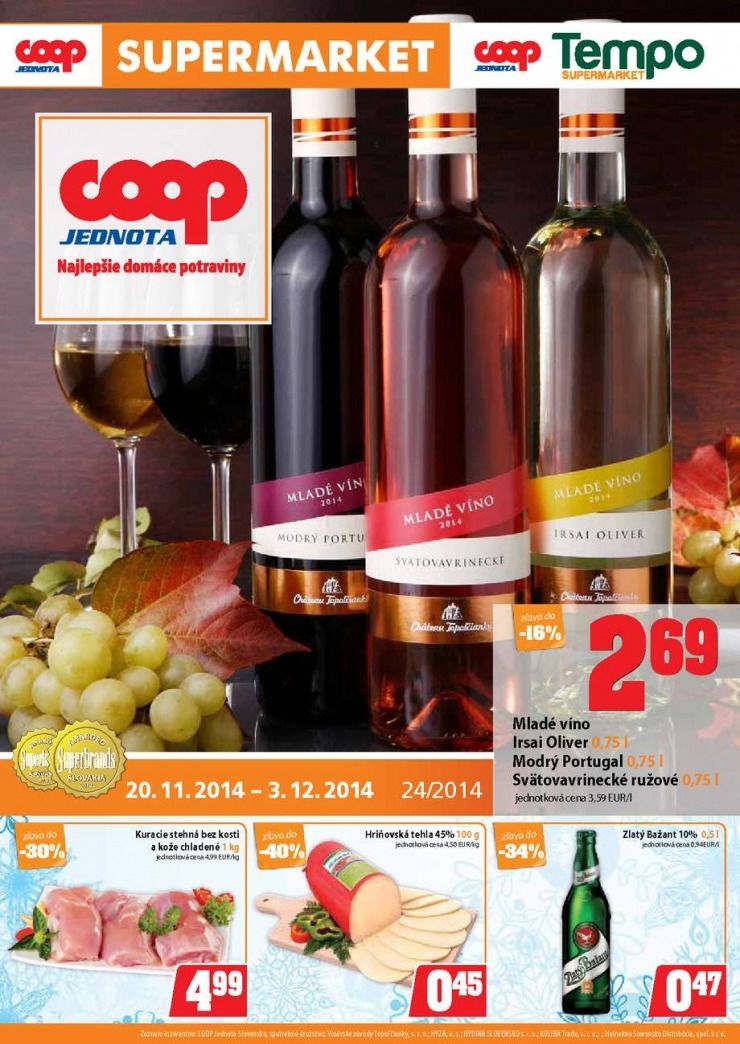 leták extra leták COOP Jednota strana 1 leták extra leták COOP Jednota strana 1