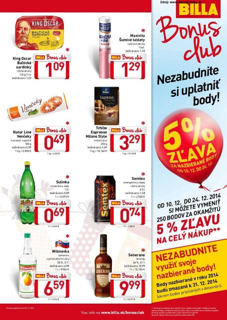 leták Billa leták - prichádza Mikuláš strana 11 leták Billa leták - prichádza Mikuláš strana 11