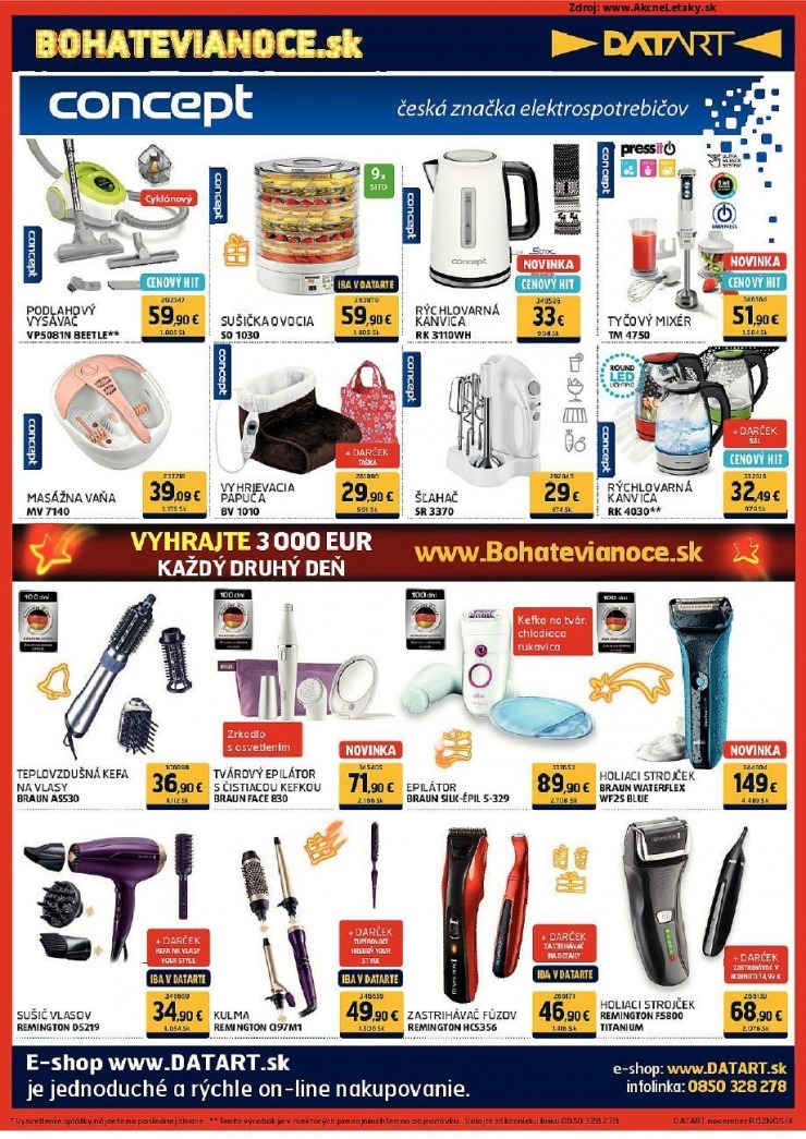 leták Datart leták - bohaté Vianoce strana 4 leták Datart leták - bohaté Vianoce strana 4