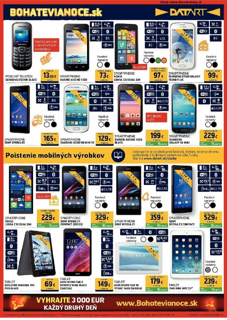 leták Datart leták - bohaté Vianoce strana 8 leták Datart leták - bohaté Vianoce strana 8