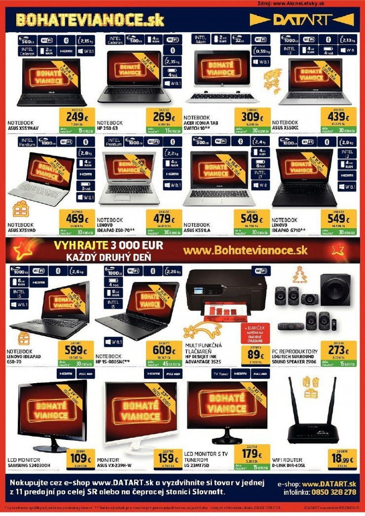 leták Datart leták - bohaté Vianoce strana 9 leták Datart leták - bohaté Vianoce strana 9