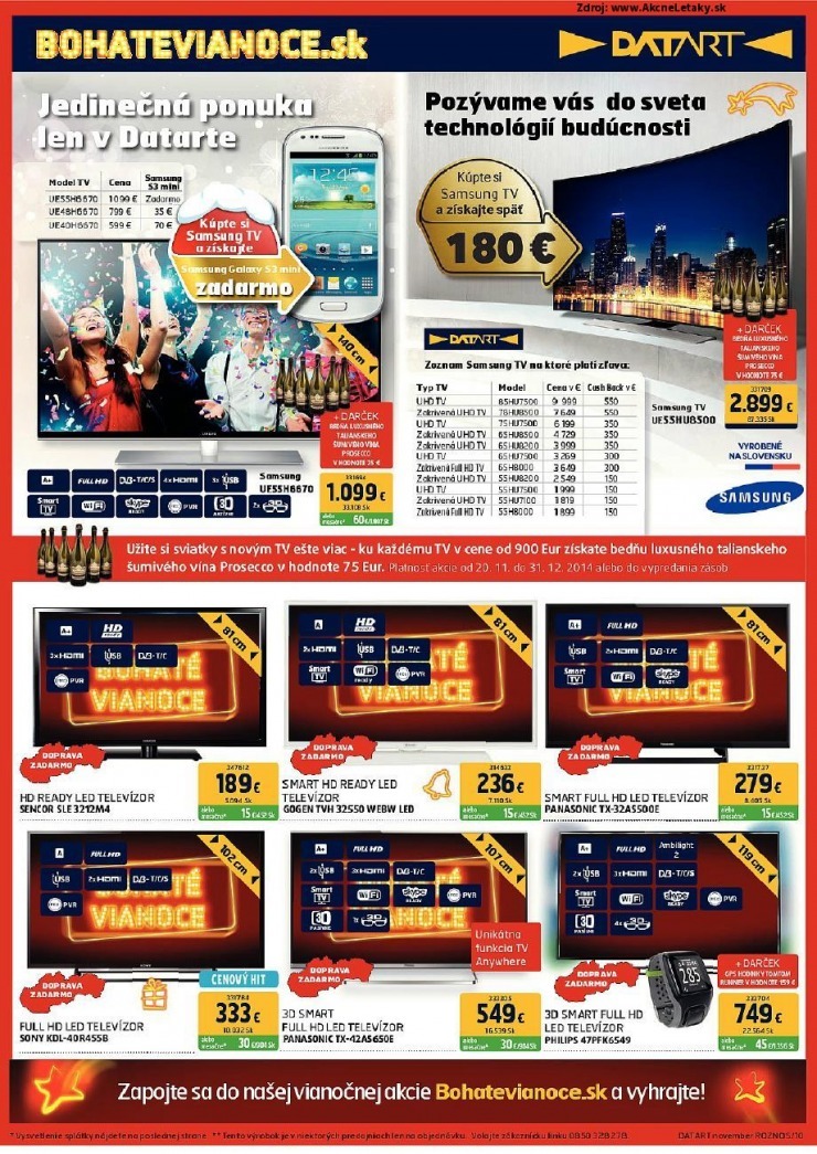 leták Datart leták - bohaté Vianoce strana 10 leták Datart leták - bohaté Vianoce strana 10