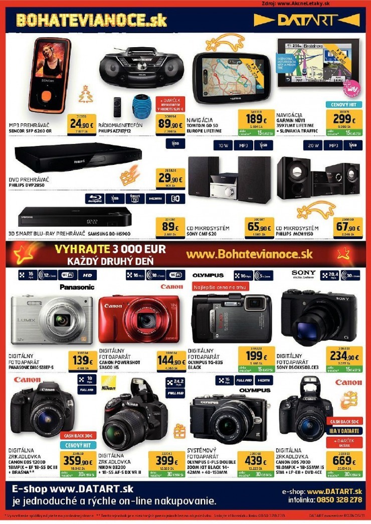 leták Datart leták - bohaté Vianoce strana 11 leták Datart leták - bohaté Vianoce strana 11