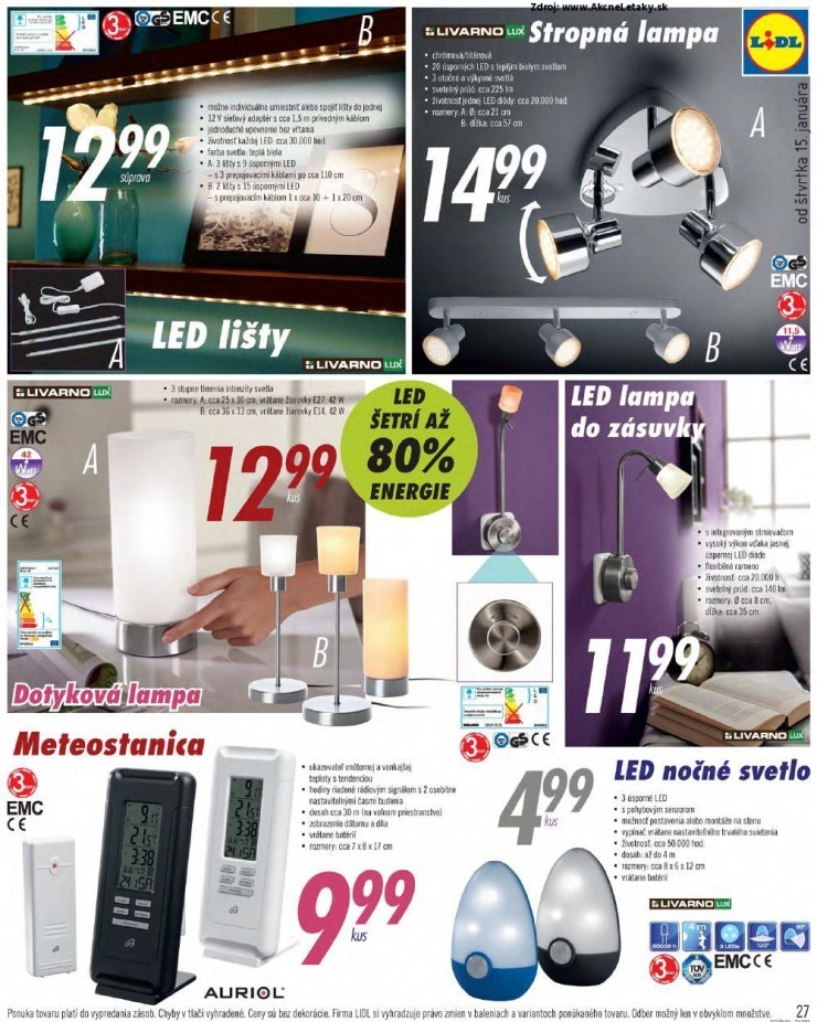 leták špeciálny leták Lidl strana 27 leták špeciálny leták Lidl strana 27