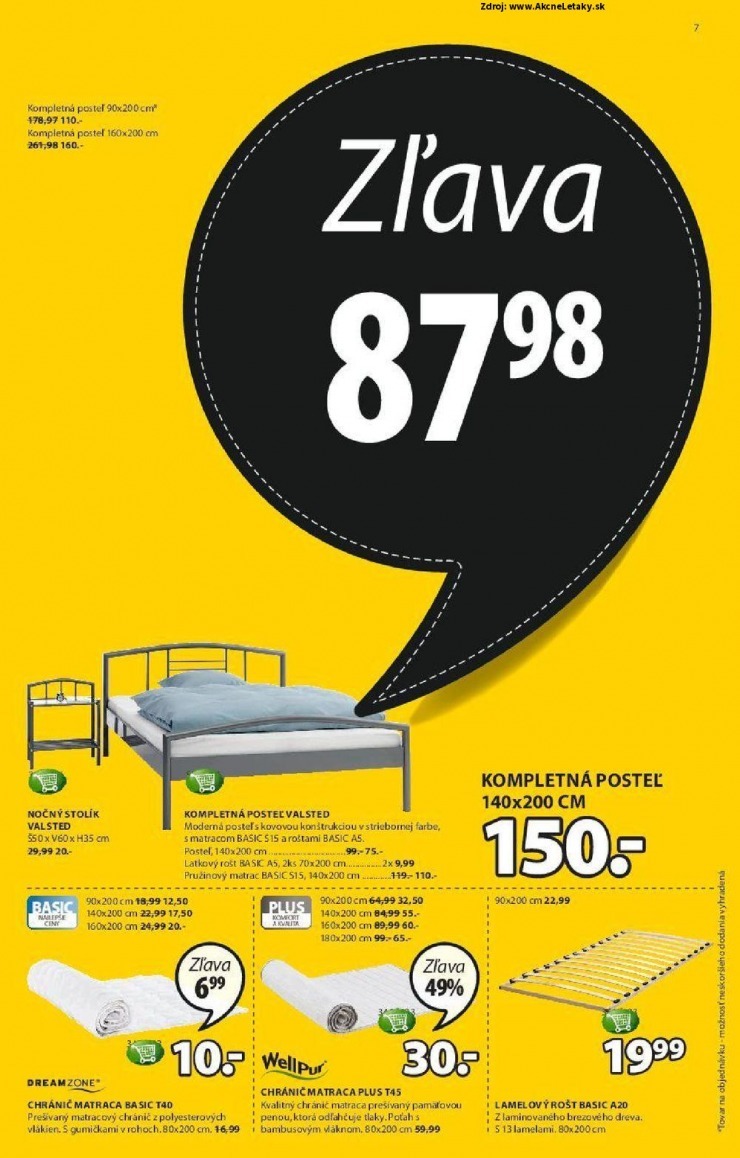 leták akčná ponuka Jysk strana 7 leták akčná ponuka Jysk strana 7