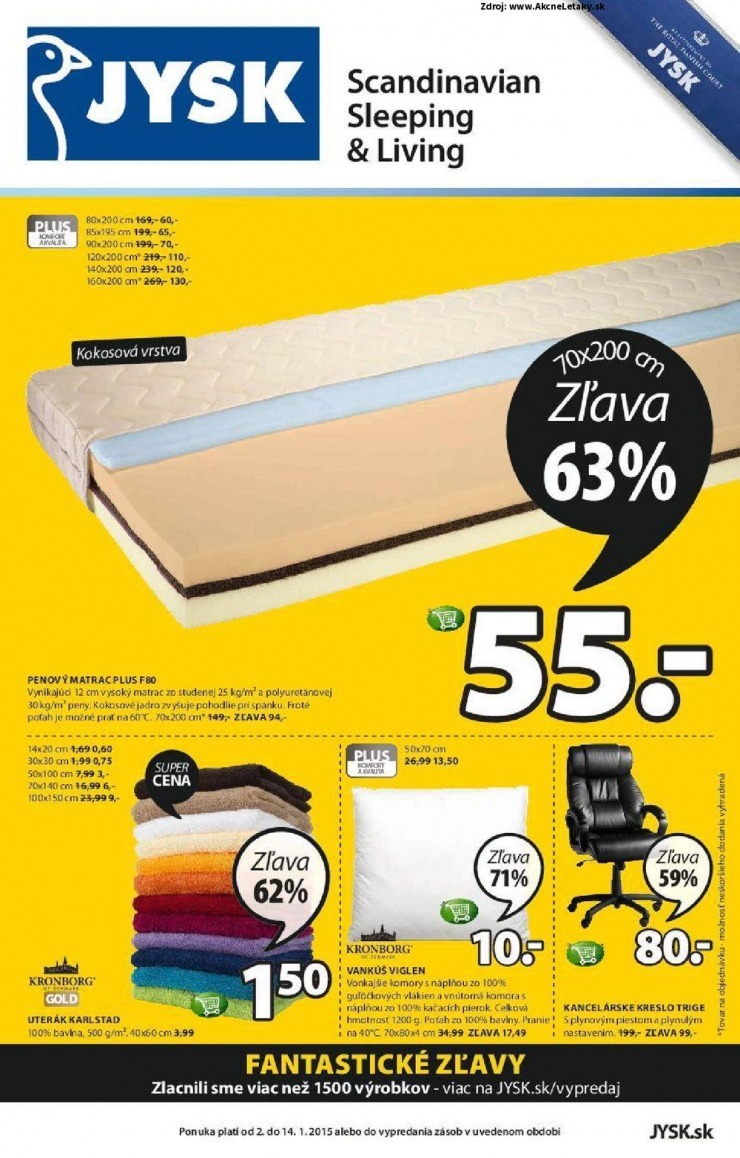leták Jysk extra ponuka strana 1 leták Jysk extra ponuka strana 1