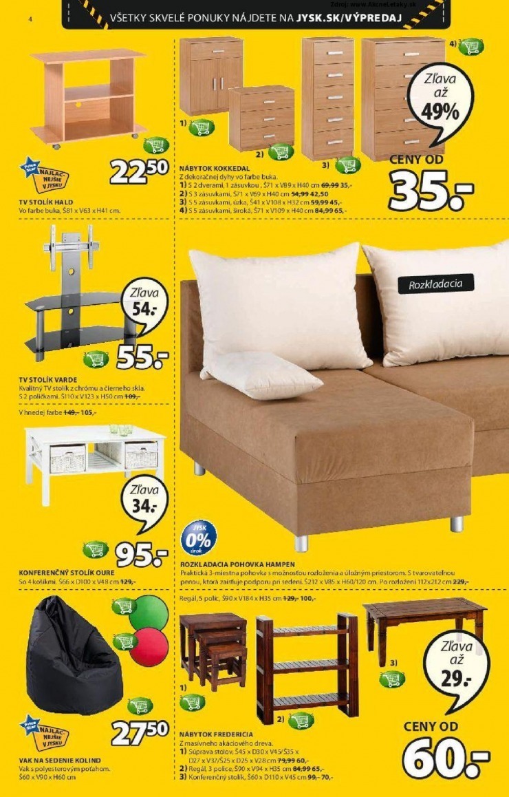 leták Jysk extra ponuka strana 4 leták Jysk extra ponuka strana 4