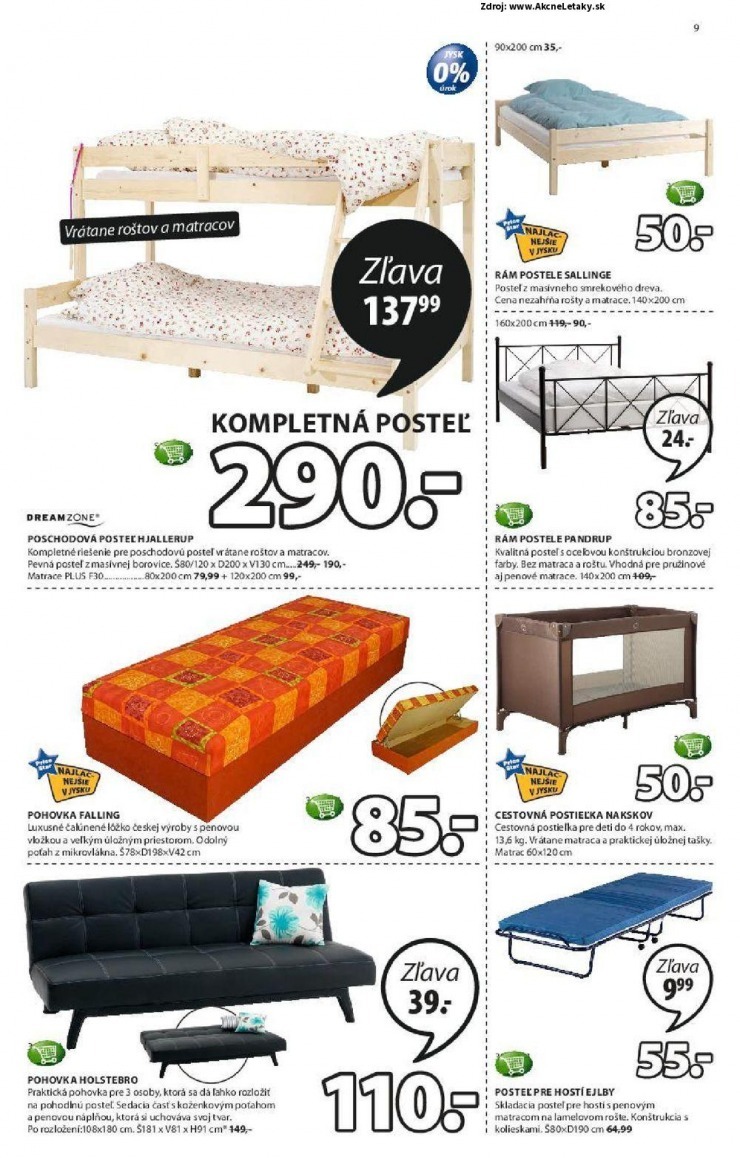 leták Jysk extra ponuka strana 9 leták Jysk extra ponuka strana 9