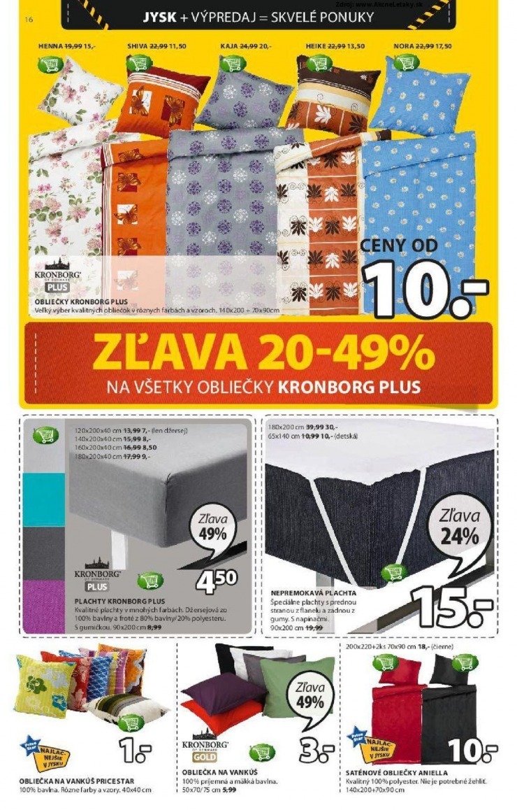 leták Jysk extra ponuka strana 16 leták Jysk extra ponuka strana 16