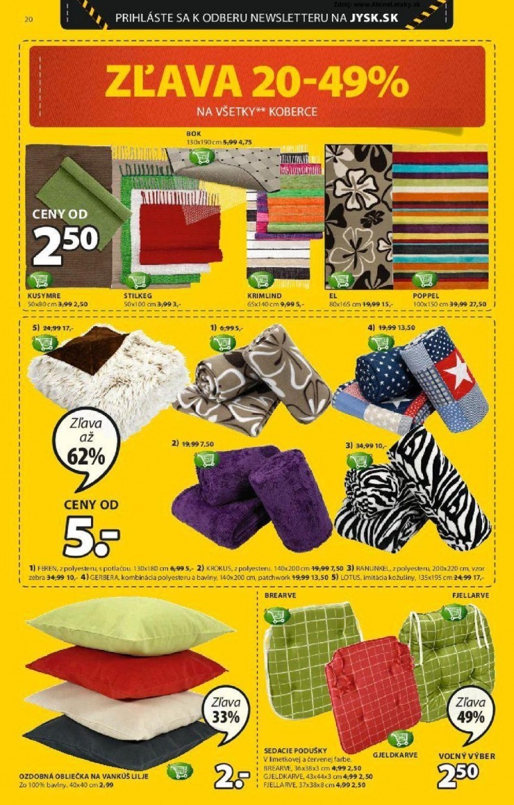 leták Jysk extra ponuka strana 20 leták Jysk extra ponuka strana 20