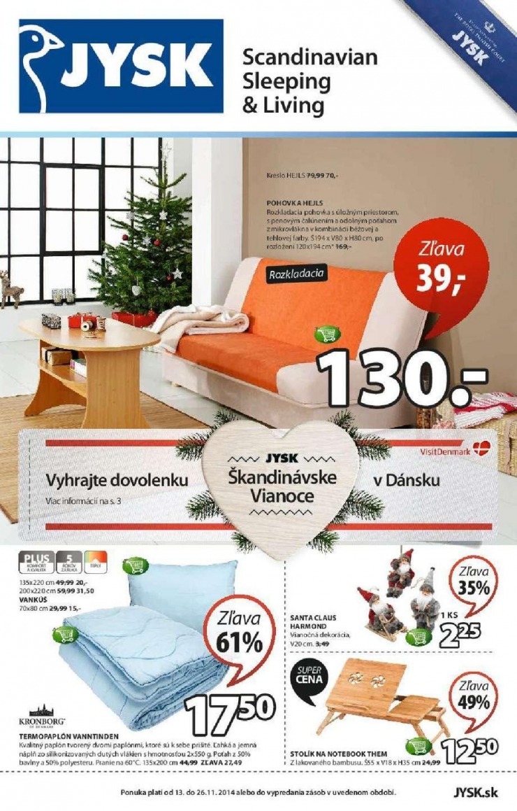 leták exkluzívny leták Jysk strana 1 leták exkluzívny leták Jysk strana 1
