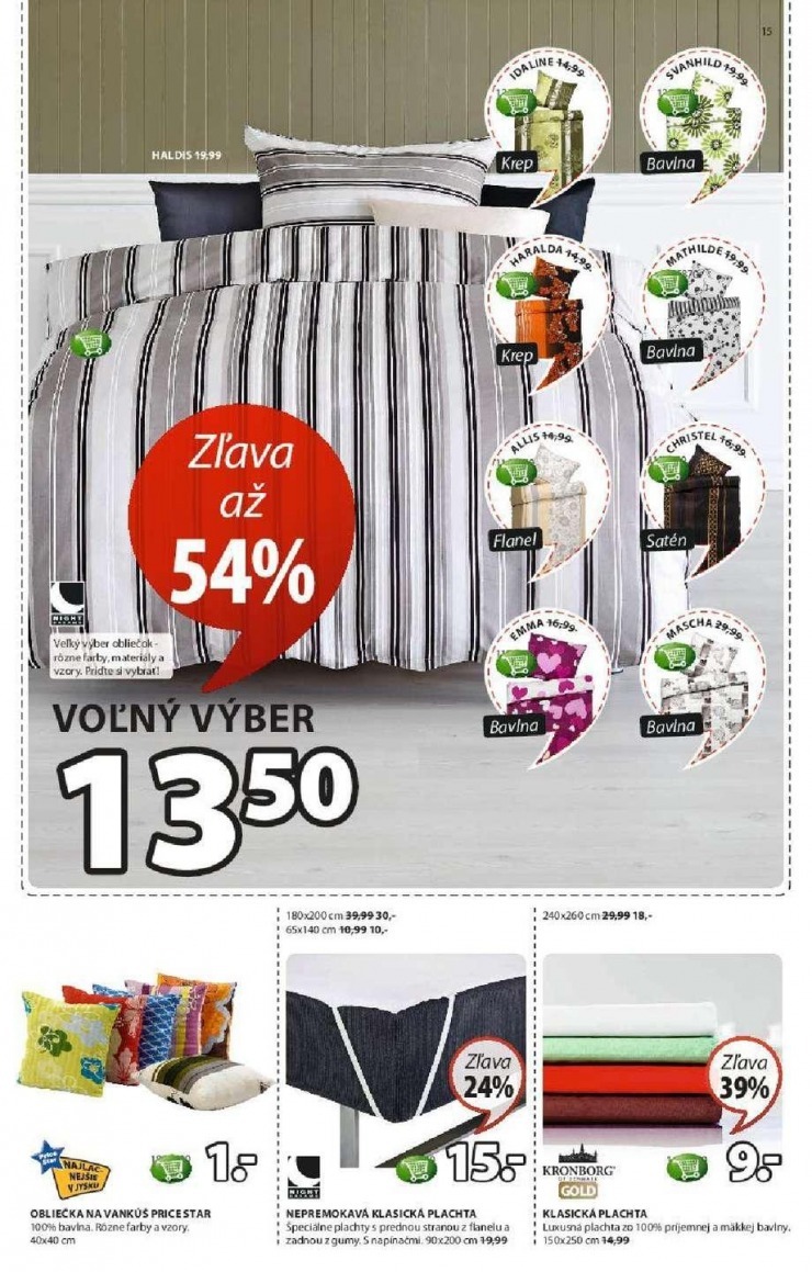 leták exkluzívny leták Jysk strana 15 leták exkluzívny leták Jysk strana 15