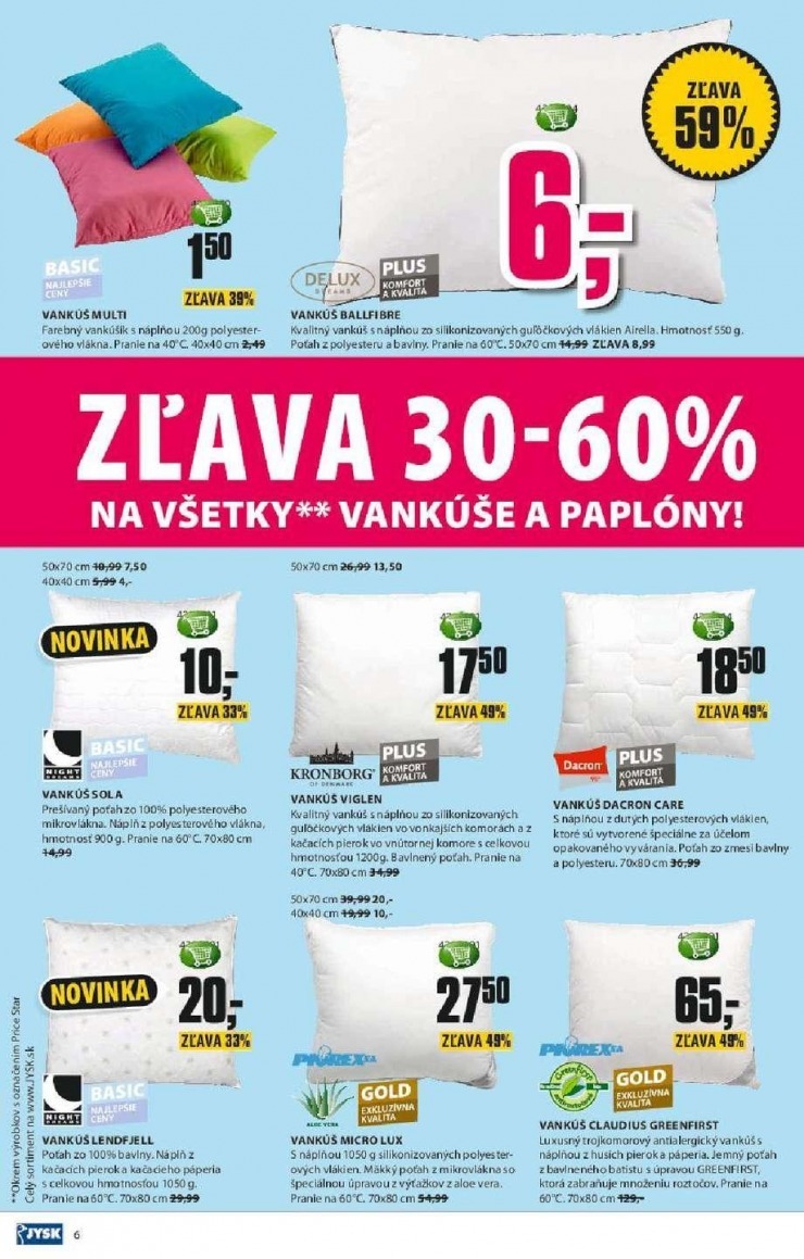 leták špeciálny leták Jysk strana 6 leták špeciálny leták Jysk strana 6
