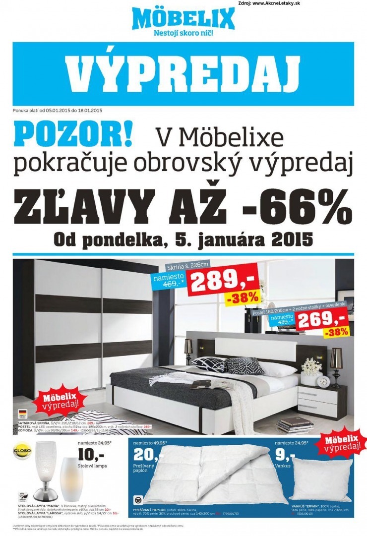 leták akčná ponuka Möbelix - Prešov strana 1 leták akčná ponuka Möbelix - Prešov strana 1