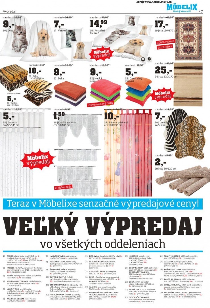 leták akčná ponuka Möbelix - Prešov strana 7 leták akčná ponuka Möbelix - Prešov strana 7