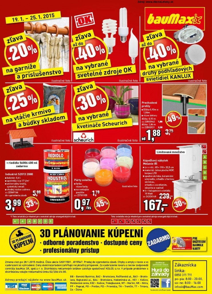 leták bauMax leták - novoročné zľavy strana 8 leták bauMax leták - novoročné zľavy strana 8