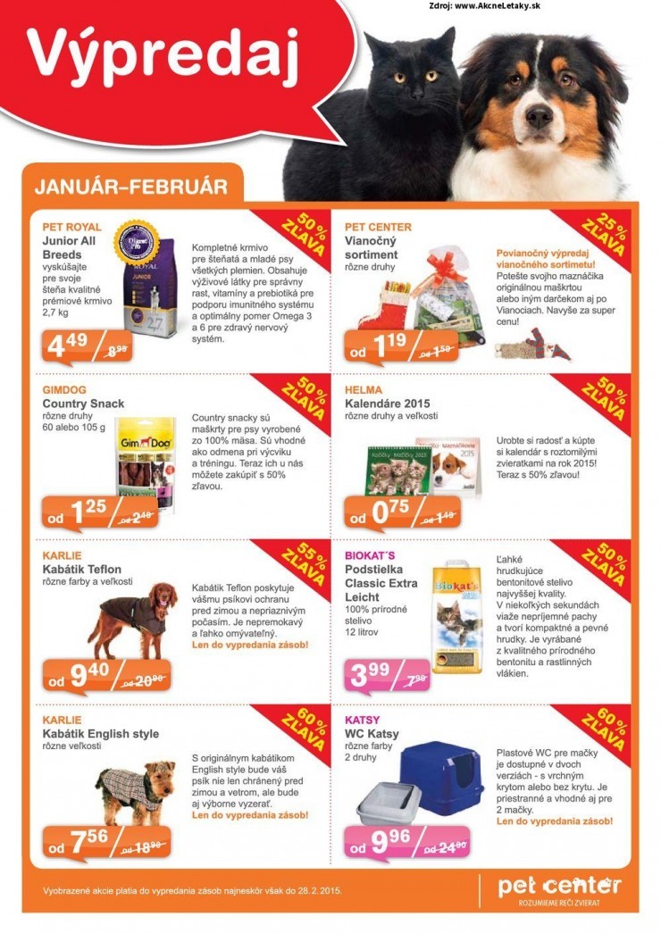 leták Pet Center akčný leták strana 2 leták Pet Center akčný leták strana 2