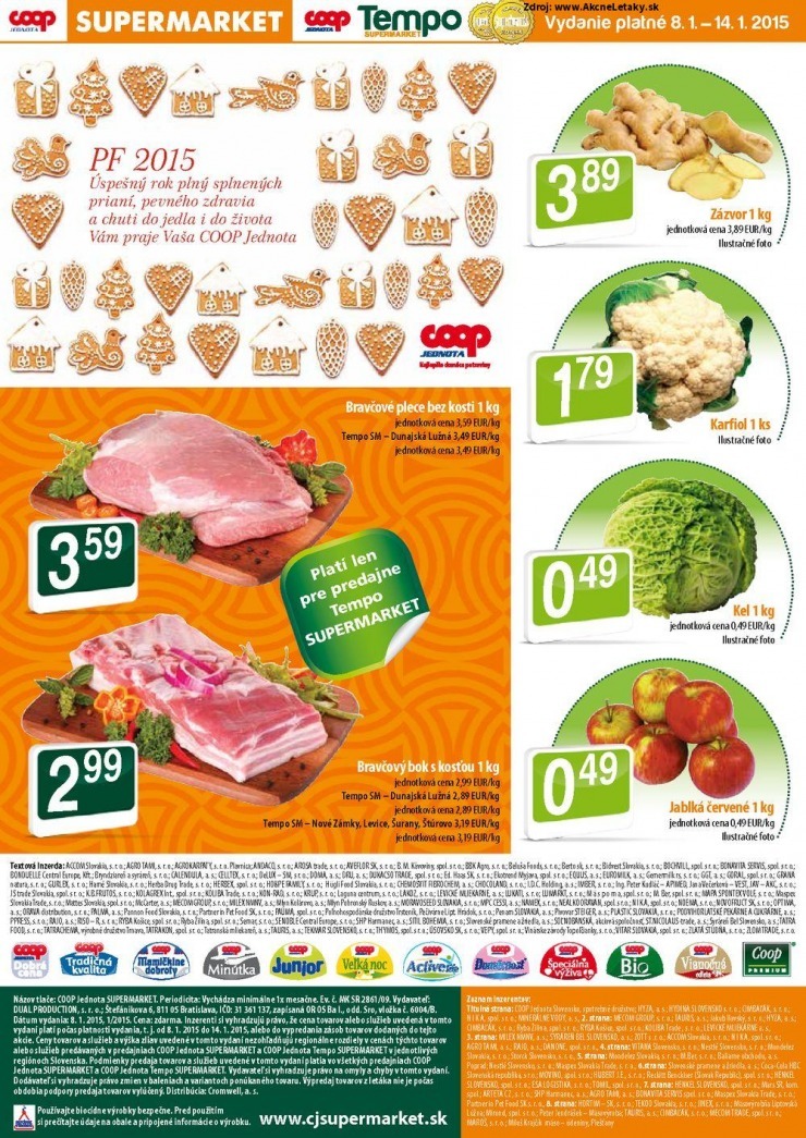 leták extra ponuka COOP strana 8 leták extra ponuka COOP strana 8