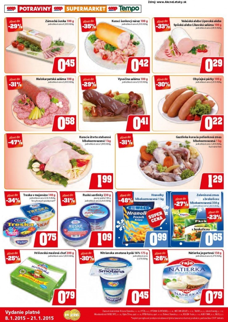leták COOP mimoriadný leták strana 2 leták COOP mimoriadný leták strana 2