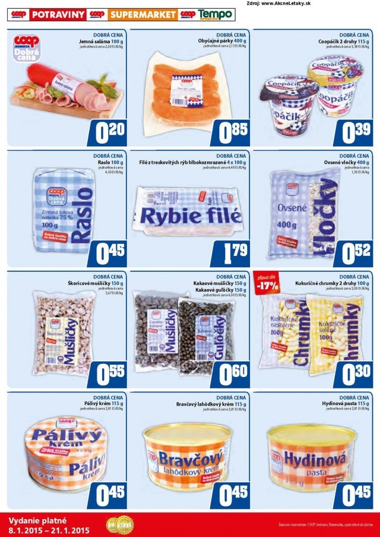 leták COOP mimoriadný leták strana 8 leták COOP mimoriadný leták strana 8