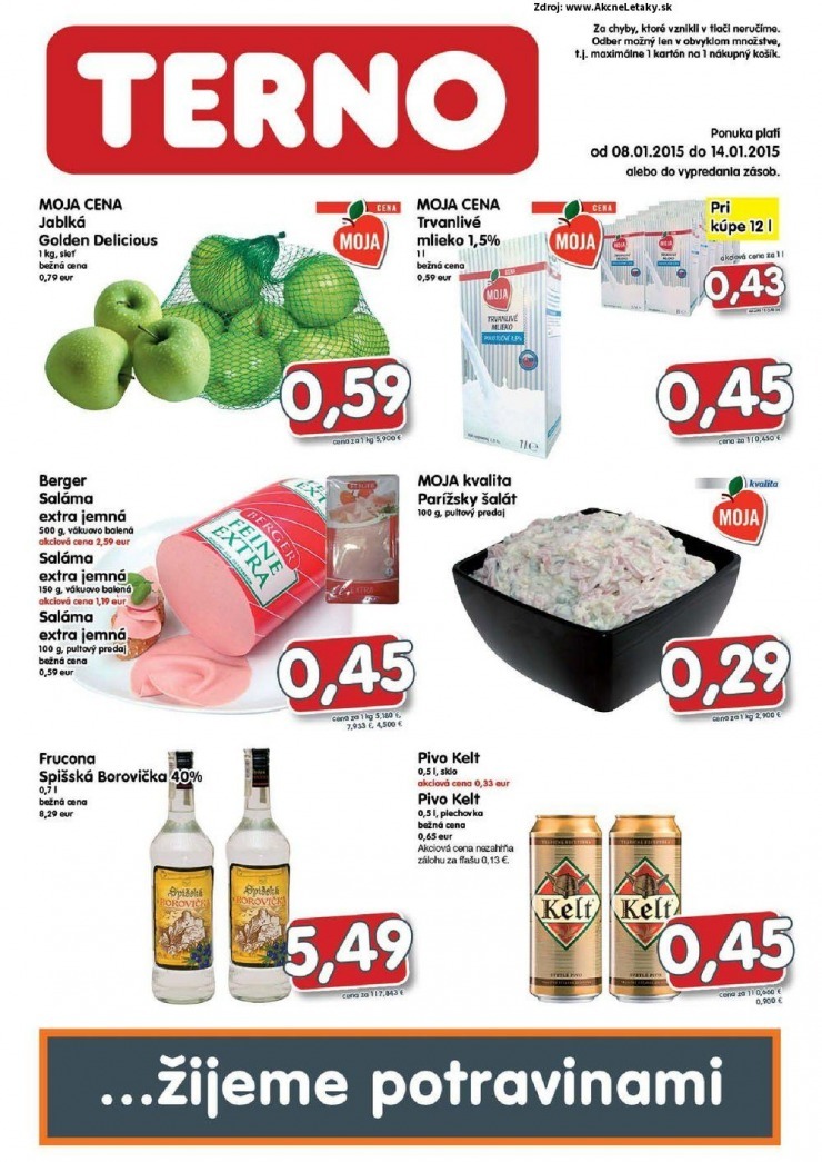 leták TERNO akčná ponuka strana 1 leták TERNO akčná ponuka strana 1