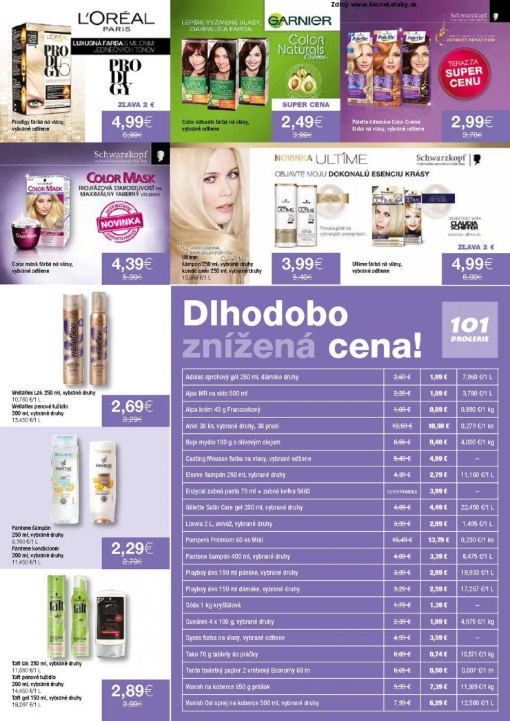 leták akciová ponuka 101 Drogerie strana 4 leták akciová ponuka 101 Drogerie strana 4