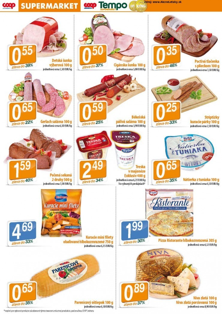 leták mimoriadný leták COOP Jednota strana 2 leták mimoriadný leták COOP Jednota strana 2