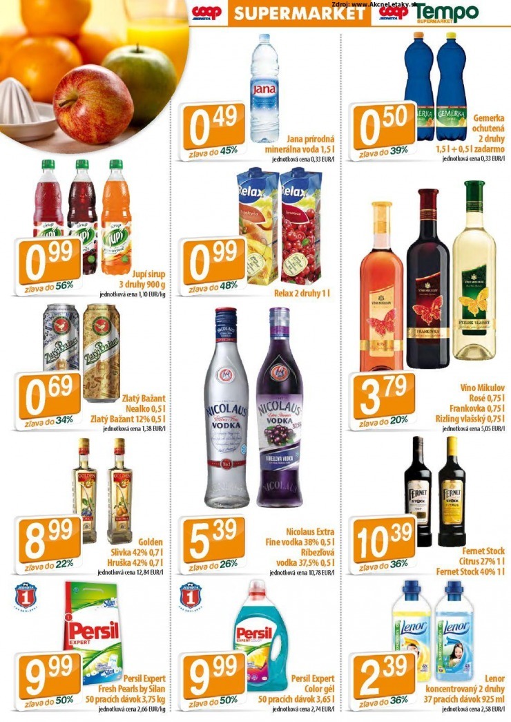 leták mimoriadný leták COOP Jednota strana 6 leták mimoriadný leták COOP Jednota strana 6