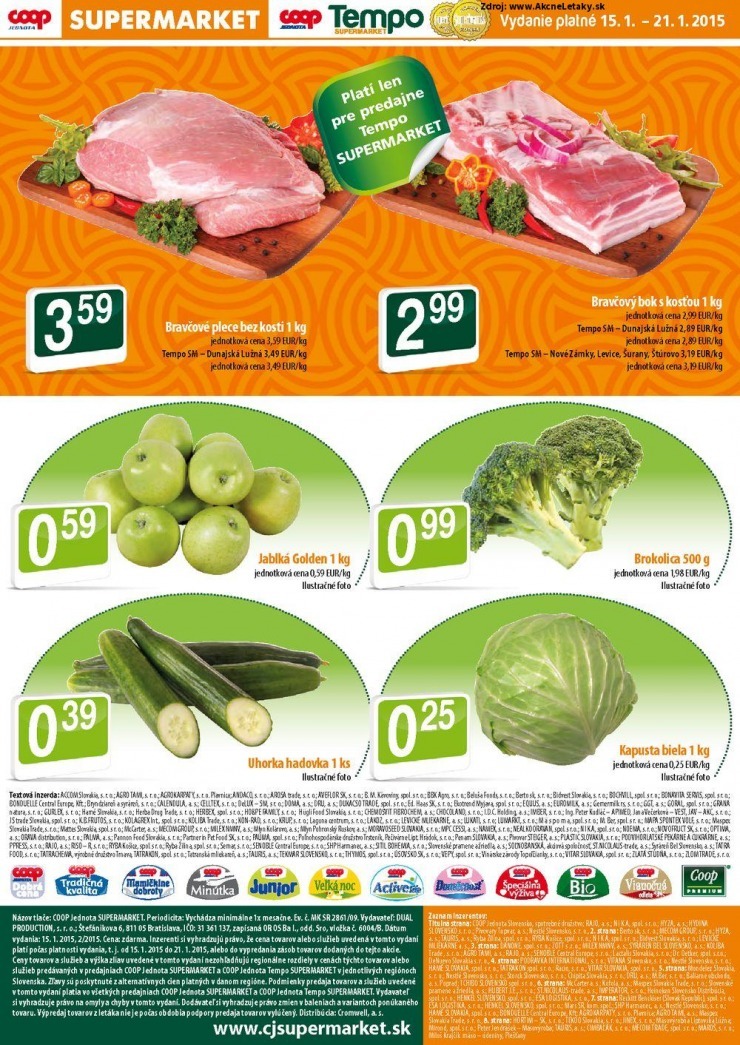 leták mimoriadný leták COOP Jednota strana 8 leták mimoriadný leták COOP Jednota strana 8