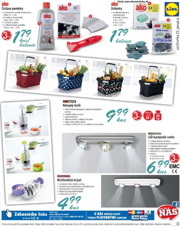 leták Lidl mimoriadný leták strana 33 leták Lidl mimoriadný leták strana 33