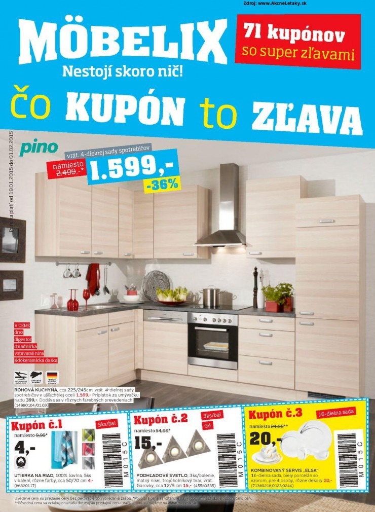 leták Möbelix leták - čo kupón to zľava strana 1 leták Möbelix leták - čo kupón to zľava strana 1