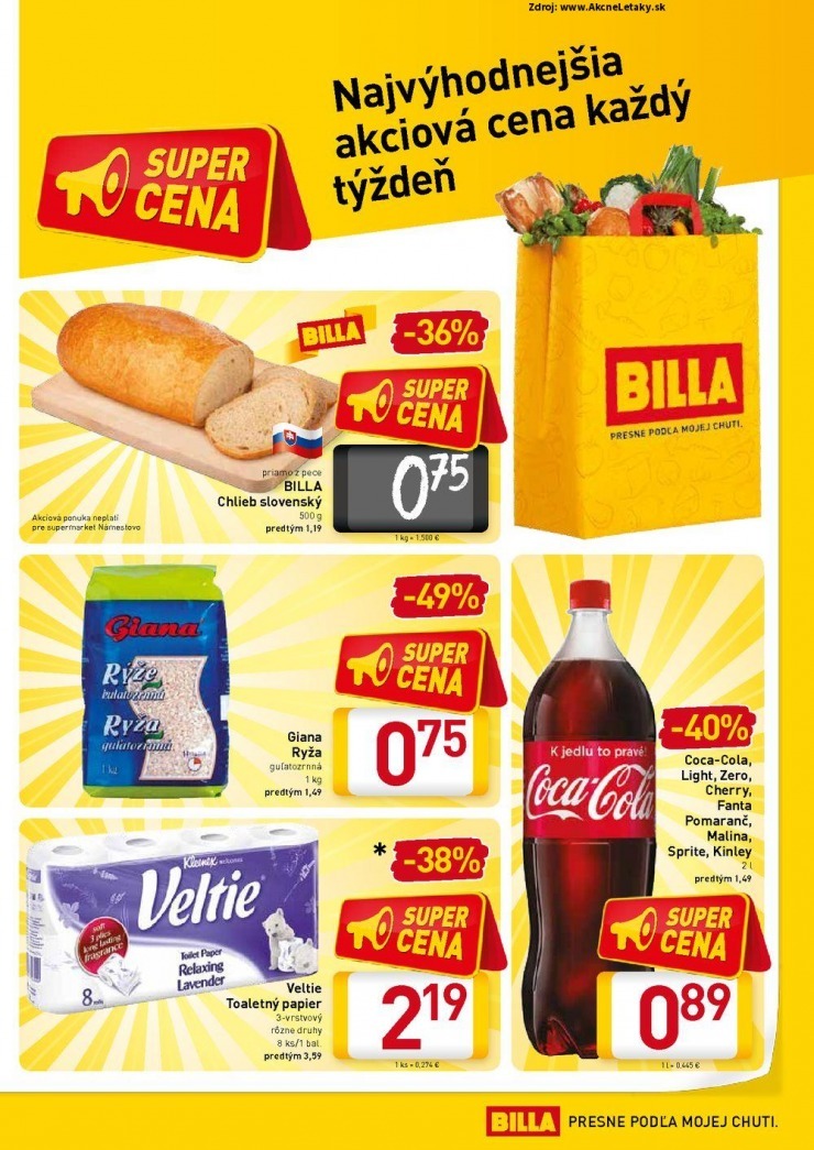 leták mimoriadný leták Billa strana 3 leták mimoriadný leták Billa strana 3